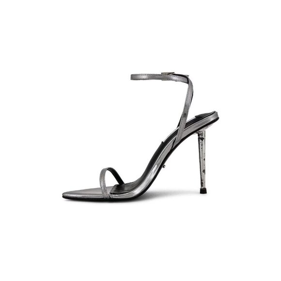 Tony Bianco Myra Sandals in Gunmetal Glimmer 7.5 New with Box Womens High heels - Picture 4 of 15